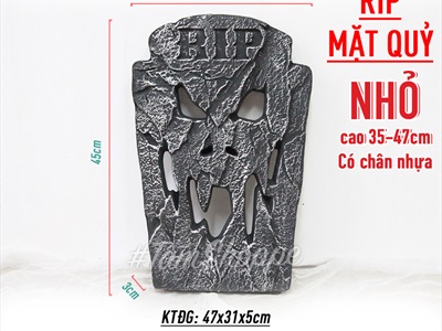 Tấm bia mộ giả trang trí bằng mút xốp nhiều kiểu HLW-BIAMO-01